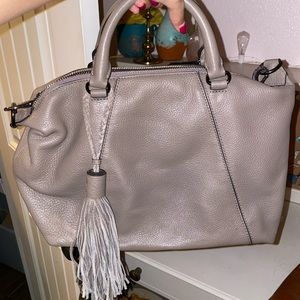 Rebecca Minkoff Isobel Grey Leather Satchel